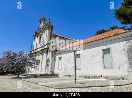 Église du couvent de l'ordre des Carthusiens à Caxias, Portugal, construite au début du 1th siècle. Banque D'Images