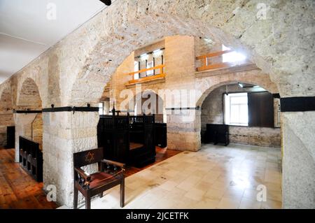 Musée juif situé dans l'ancienne synagogue Sephardi à Sarajevo, Bosnie-Herzégovine. Banque D'Images