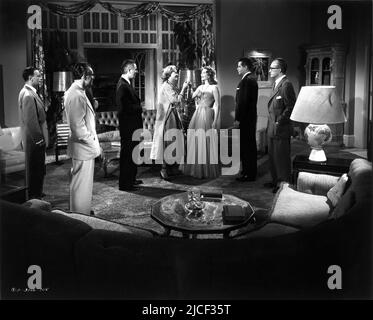 KAREL STEPANEK ALEXANDER SCOURBY VALERIE BETTIS RITA HAYWORTH et GLENN FORD en LIAISON AVEC TRINIDAD 1952 réalisateur VINCENT SHERMAN Story Virginia Van UPP et Bernie Giler Villes Jean Louis cinéaste Joseph Walker producteurs Rita Hayworth et Vincent Sherman The Beckworth Corporation / Columbia Pictures Banque D'Images