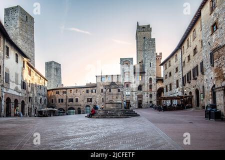 Italie, Toscane, San Gimignano Banque D'Images