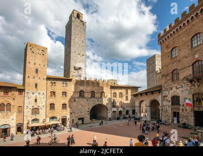 Italie, Toscane, San Gimignano Banque D'Images