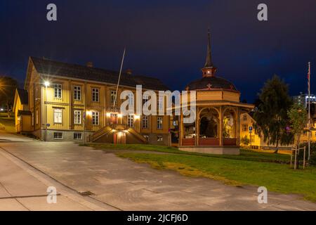 Norvège, Troms og Finnmark, Tromsø, Radstua Teaterhus. Banque D'Images