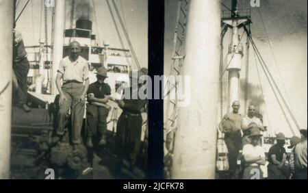 Éthiopie, guerre de l'Éthiopie 1935, Gabbiano Steamer Banque D'Images