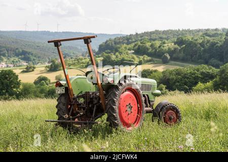 Michelstadt, Hesse, Fendt Dieselross Fix 2, type FL 120, année 1964, 19 ch, 1390 cc. Banque D'Images