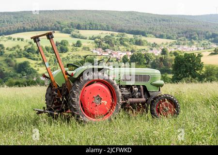 Michelstadt, Hesse, Fendt Dieselross Fix 2, type FL 120, année 1964, 19 ch, 1390 cc. Banque D'Images