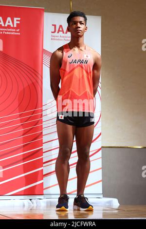 Osaka, Japon. 12th juin 2022. Rashiddo Muratake Athletics : Japan Association of Athletics annonce les membres pour les Championnats du monde d'athlétisme de l'IAAF Oregon à Osaka, Japon . Credit: Yohei Osada/AFLO SPORT/Alay Live News Banque D'Images