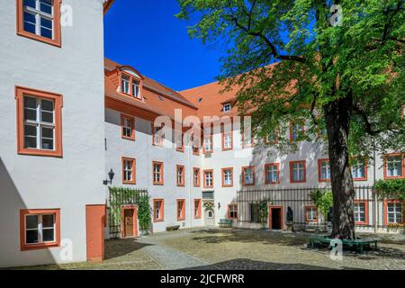 Monastère de la cathédrale à Bautzen : la ville de Bautzen, vieille de plus de 1000 ans, en haute Lusatia, a une vieille ville bien restaurée avec de nombreuses tours et bâtiments historiques. Banque D'Images