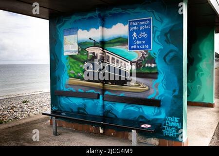 Maisons d'hébergement de promenade décorées Llandudno North Wales Royaume-Uni Banque D'Images