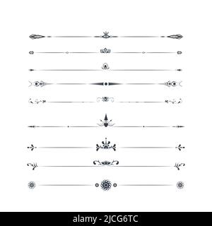 Ensemble d'éléments de conception de page Illustration de Vecteur