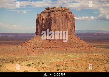 Merrick Butte de Lookout point à Monument Valley, Arizona, États-Unis. Banque D'Images