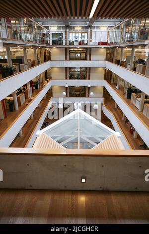 Maison d'édition Gyldendal, bureau principal en Norvège, conçue par l'architecte Sverre Fehn, lauréat du prix Pritzker, en 2007. Banque D'Images