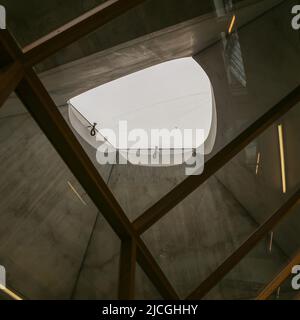 Maison d'édition Gyldendal, bureau principal en Norvège, conçue par l'architecte Sverre Fehn, lauréat du prix Pritzker, en 2007. Banque D'Images