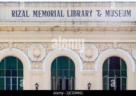 La Bibliothèque et le musée Rizal Memorial à Cebu, Philippines conçu par Juan Arellano et construit en 1939 Banque D'Images