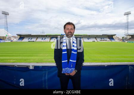 HARTLEPOOL, ROYAUME-UNI. 13th JUIN Paul Hartley est dévoilé comme nouveau directeur de Hartlepool United à Victoria Park, Hartlepool, le lundi 13th juin 2022. (Credit: Mark Fletcher | MI News) Credit: MI News & Sport /Alay Live News Banque D'Images