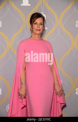 NEW YORK, NEW YORK - JUIN 12 : Marcia gay Harden assiste aux Tony Awards annuels 75th au radio City Music Hall de 12 juin 2022 à New York. Banque D'Images