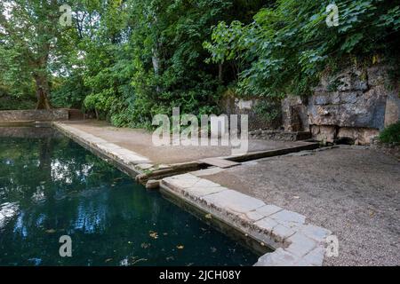 Fonte dos Amores alias fonte das Lágrimas à Quinta das Lagimas à Coimbra, Portugal, Europe Banque D'Images