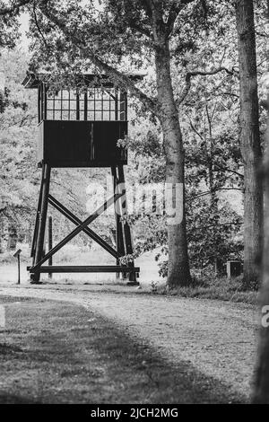 Ancienne concentration allemande nazie aux pays-Bas, Westerbork, Drenthe Banque D'Images