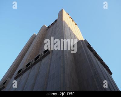 Image du 33 Thomas Street, un bâtiment sans fenêtre à Manhattan. Banque D'Images