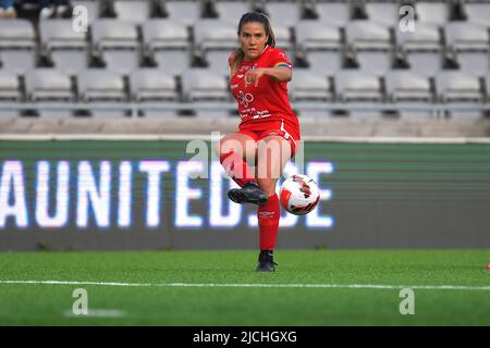 Eskilstuna, Suède. 13th juin 2022. Carly Wickenheiser (14 Orebro) dans le jeu de la Ligue suédoise OBOS Damaltsvenskan sur 13 juin 2022 entre Eskilstuna United DFF et KIF Orebro DFF à Tunavallen à Eskilstuna, Suède Peter Sonander/SPP crédit: SPP Sport Press photo. /Alamy Live News Banque D'Images