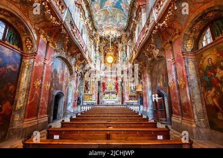 Munich, Allemagne - 07 juillet 2021 : l'église ASAM ou Saint Johann Nepomuk ou Asamkirche est une église baroque de Munich, dans le sud de l'Allemagne Banque D'Images