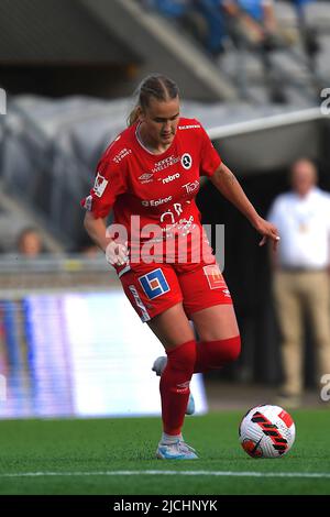 Eskilstuna, Suède. 13th juin 2022. Elli Pikkujamsa (2 Orebro) pendant le match dans la Ligue suédoise OBOS Damallsvenskan sur 13 juin 2022 entre Eskilstuna United DFF et KIF Orebro DFF à Tunavallen à Eskilstuna, Suède Peter Sonander/SPP crédit: SPP Sport Press photo. /Alamy Live News Banque D'Images