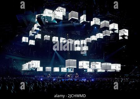 Herning, Danemark. 27th, mars 2018. Le groupe américain de métaux lourds Metalica joue un concert à Jyske Bank Boxen à Herning. (Crédit photo: Gonzales photo - Sebastian Dammark). Banque D'Images