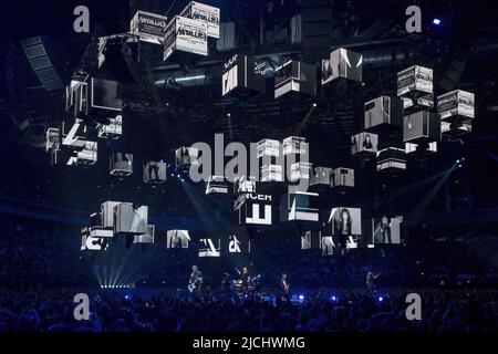 Herning, Danemark. 27th, mars 2018. Le groupe américain de métaux lourds Metalica joue un concert à Jyske Bank Boxen à Herning. (Crédit photo: Gonzales photo - Sebastian Dammark). Banque D'Images