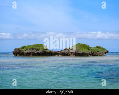 Hoshizuna Beach, préfecture d'Okinawa, Japon Banque D'Images