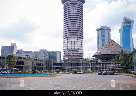 Nairobi Capital City County Streets Cityscapes Skyline gratte-ciel bâtiments modernes paysages Architecture structures monuments Tours Voyage à l'extérieur Banque D'Images