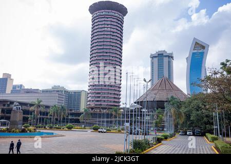 Nairobi Capital City County Streets Cityscapes Skyline gratte-ciel bâtiments modernes paysages Architecture structures monuments Tours Voyage à l'extérieur Banque D'Images