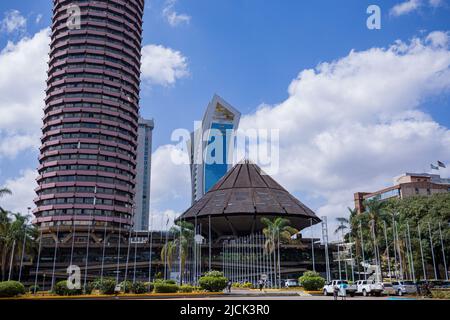 Nairobi Capital City County Streets Cityscapes Skyline gratte-ciel bâtiments modernes paysages Architecture structures monuments Tours Voyage à l'extérieur Banque D'Images