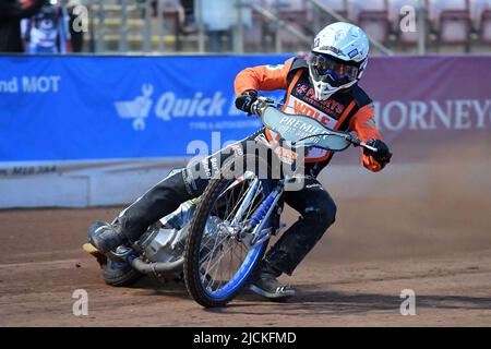 MANCHESTER, ROYAUME-UNI. JUIN 13th Luke Kileen lors du match de la première SGB entre Belle vue Aces et Wolverhampton Wolves au National Speedway Stadium, Manchester, le lundi 13th juin 2022. (Credit: Eddie Garvey | MI News) Credit: MI News & Sport /Alay Live News Banque D'Images