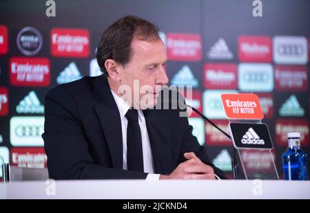 Madrid, Espagne. 20th mai 2022. Présentation d'Aurelien Tchouameni comme nouveau joueur du Real Madrid à la Real Madrid Sports City. 14 juin 2022 Presentacion de Aurelien Tchouameni como nuevo jugador de Real Madrid en la Ciudad Deportiva del Real Madrid. 14 de Junio de 2022 900/Cormon Press Credit: CORMON PRESS/Alay Live News Banque D'Images