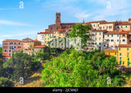 Rio nell'Elba, Rio, Elba, Toscane, Italie Banque D'Images