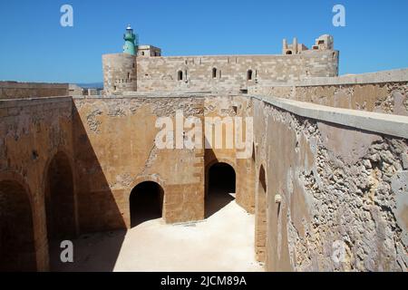 château de maniace à syrusa en sicile (italie) Banque D'Images