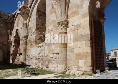 château de maniace à syrusa en sicile (italie) Banque D'Images