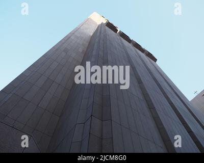 Image du 33 Thomas Street, un bâtiment sans fenêtre à Manhattan. Banque D'Images