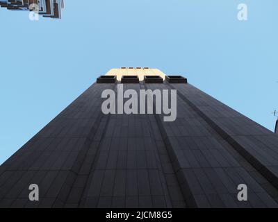 Image du 33 Thomas Street, un bâtiment sans fenêtre à Manhattan. Banque D'Images