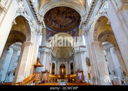 La Cathédrale notre-Dame de l’Annonciation et Saint-Sigisbert (Cathédrale notre-Dame-de-l’Annonciation et Saint-Sigisbert). Nancy. Lorraine, France. Banque D'Images