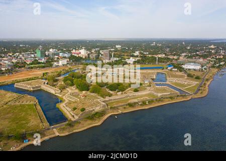 Jaffna Dutch le deuxième plus grand fort hollandais construit au Sri Lanka. Banque D'Images