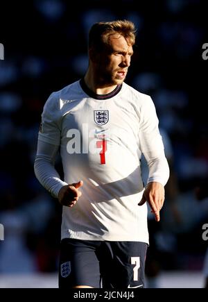 Wolverhampton, Angleterre, 14th juin 2022. Jarrod Bowen d'Angleterre pendant le match de l'UEFA Nations League à Molineux, Wolverhampton. Le crédit photo doit être lu : Darren Staples / Sportimage Banque D'Images