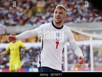 Wolverhampton, Angleterre, 14th juin 2022. Jarrod Bowen d'Angleterre pendant le match de l'UEFA Nations League à Molineux, Wolverhampton. Le crédit photo doit être lu : Darren Staples / Sportimage Banque D'Images