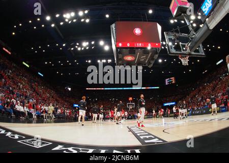 Milan, Italie. 14th juin 2022. Forum de Milan pendant le match 4 final - AX Armani Exchange Milan contre Virtus Segafredo Bologna, Italian Basketball A Serie Championship à Milan, Italie, 14 juin 2022 Credit: Independent photo Agency/Alay Live News Banque D'Images