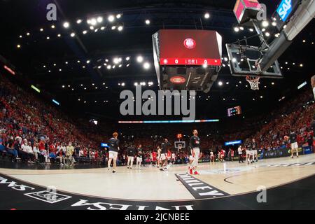 Forum Mediolanum, Milan, Italie, 14 juin 2022, Forum de Milan lors de la finale du match 4 - AX Armani Exchange Milano vs Virtus Segafredo Bologna - Championnat italien de basket-ball A Serie Banque D'Images