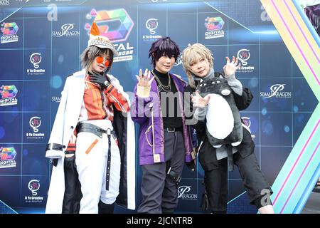 12 juin 2022, Bangkok, Thaïlande: Cosplay Parade avec les célèbres cosplayers thaïlandais au NUMÉRIQUE VOTRE VIE 2022 présenté par Siam Paragon. (Credit image: © Edirach Toumlamoon/Pacific Press via ZUMA Press Wire) Banque D'Images