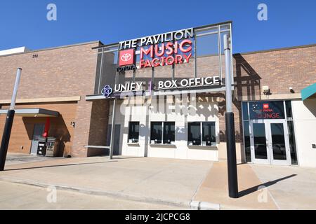 Extérieur du box-office du Toyota Music Facotry Pavilion à Irving, Texas Banque D'Images