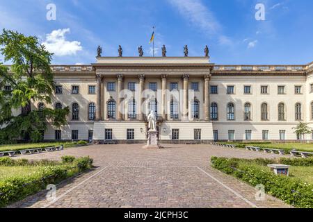 Université Humboldt au boulevard Unter den Linden à Berlin, Allemagne. Banque D'Images