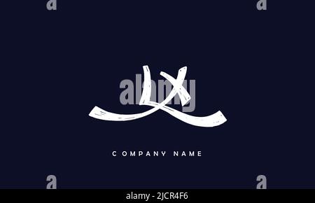 Lettres LX, XL lettres logo Monogramme Illustration de Vecteur