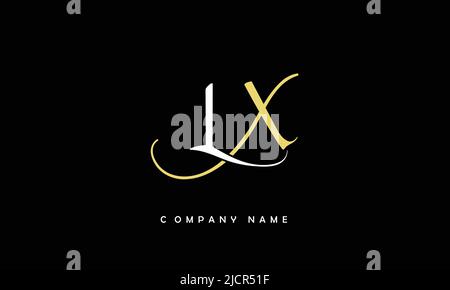 Lettres LX, XL lettres logo Monogramme Illustration de Vecteur