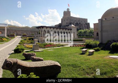 Cour intérieure du château de Rabati, Akhaltsikhe, Samtskhe-Javakheti, Géorgie Banque D'Images